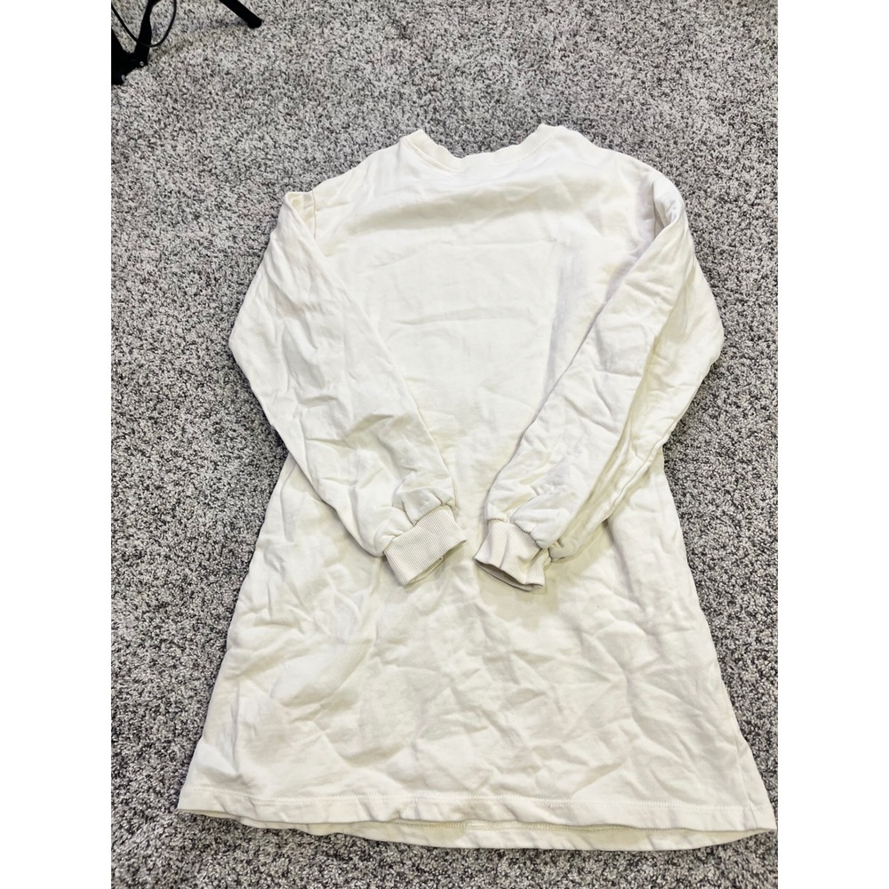 Hanna Andersson Disney Minnie Mouse 28 Sweatshirt Dress Cream Kids Size 12 Girls - Picture 7 of 7